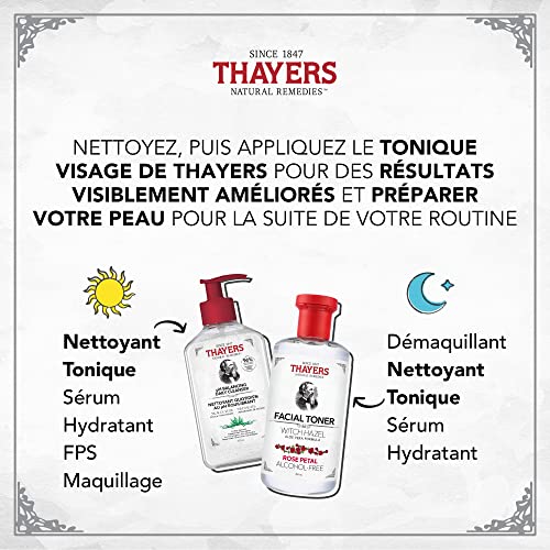 Thayers pH Balancing Daily Cleanser - Face Wash with Aloe Vera - Gentle and Hydrating Skin Care for Dry - Oily or Acne Prone Skin - 237 ml (Pack of 5)