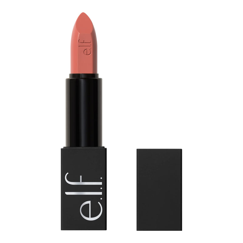 e.l.f. O Face Satin Lipstick, Richly Pigmented, Nourishing & Long-Lasting Creamy Lipstick, Infused With Jojoba, Vegan & Cruelty-Free, Smolder