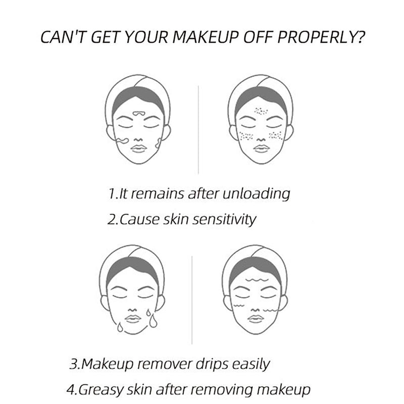 Makeup Remover Cream & Face Cleanser, Makeup Melting Cleansing Balm - Hydrating Makeup Remover with Aloe Vera for Sensitive Skin, Cleansing Balm for Waterproof Mascara Foundation Lipstick