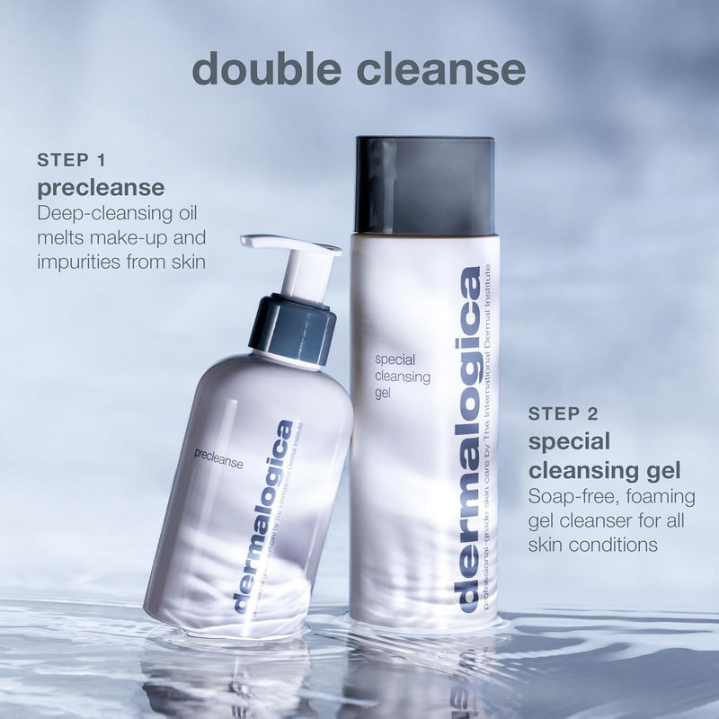 Dermalogica Special Cleansing Gel - Soap-Free, Foaming Gel for All Skin Types, Removes Impurities and Maintains Skin's Natural Moisture, with Calming Balm Mint and Lavender Extracts