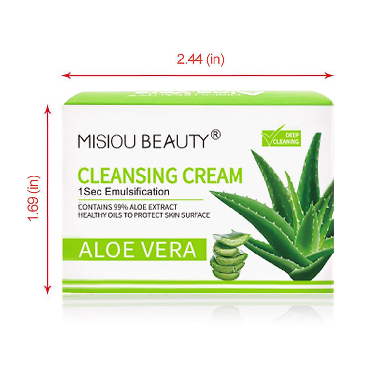 Makeup Remover Cream & Face Cleanser, Makeup Melting Cleansing Balm - Hydrating Makeup Remover with Aloe Vera for Sensitive Skin, Cleansing Balm for Waterproof Mascara Foundation Lipstick