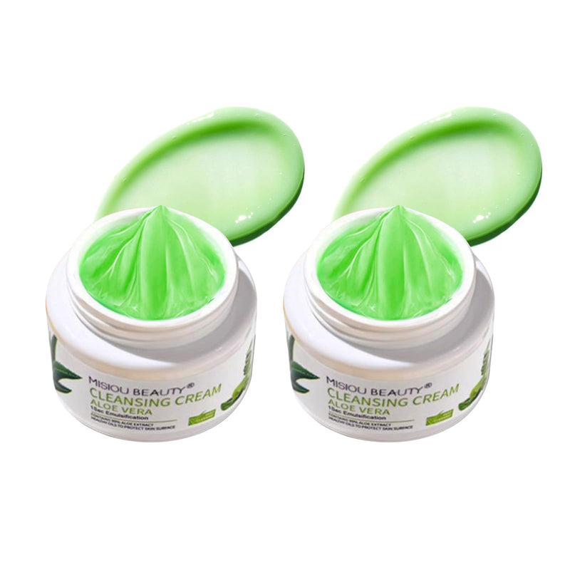 Makeup Remover Cream & Face Cleanser, Makeup Melting Cleansing Balm - Hydrating Makeup Remover with Aloe Vera for Sensitive Skin, Cleansing Balm for Waterproof Mascara Foundation Lipstick