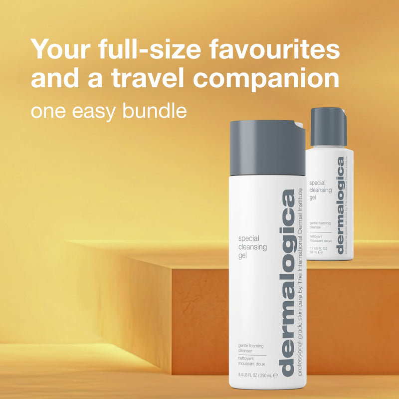 Dermalogica Special Cleansing Gel - Soap-Free, Foaming Gel for All Skin Types, Removes Impurities and Maintains Skin's Natural Moisture, with Calming Balm Mint and Lavender Extracts