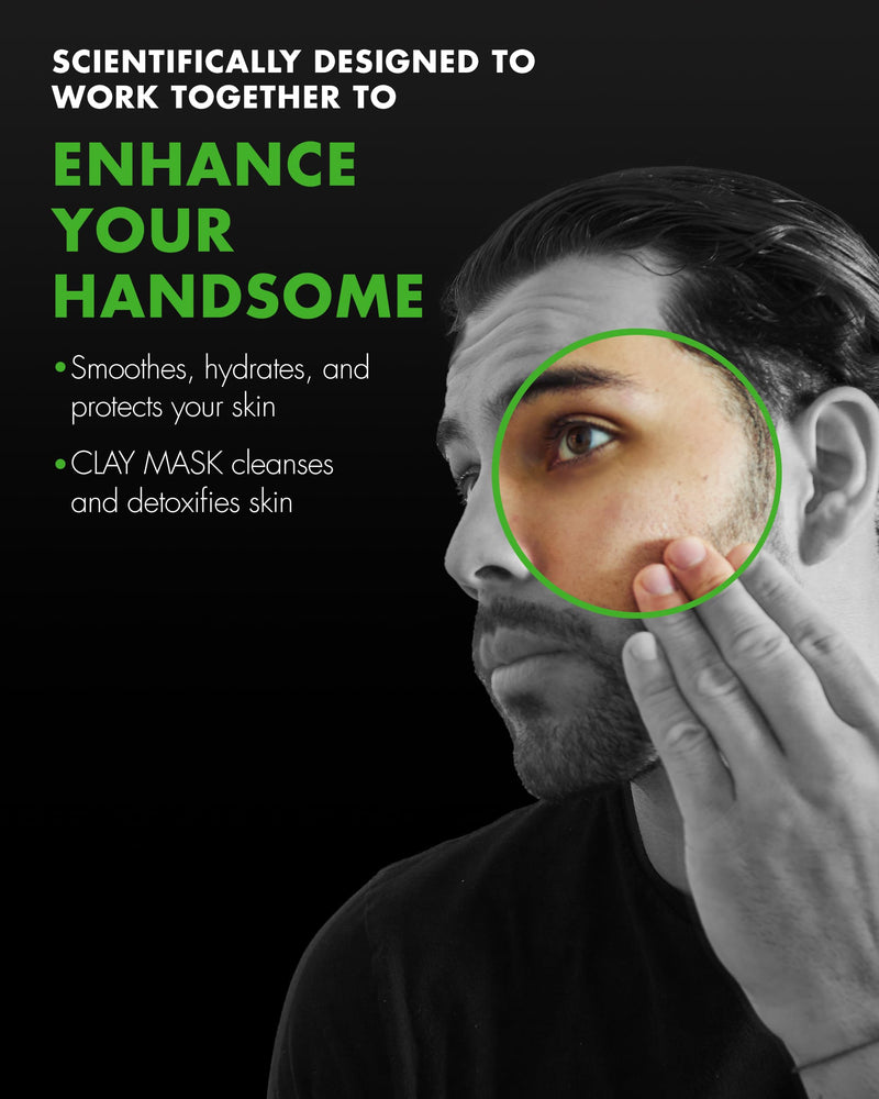 Tiege Hanley 90-Day Large Essential Skin Care Routine For Men (Level 1) - Smooth, Hydrate, And Protect Your Skin Men'S Skincare Set Includes Face Wash, Facial Scrub, & Am Pm Moisturizer's