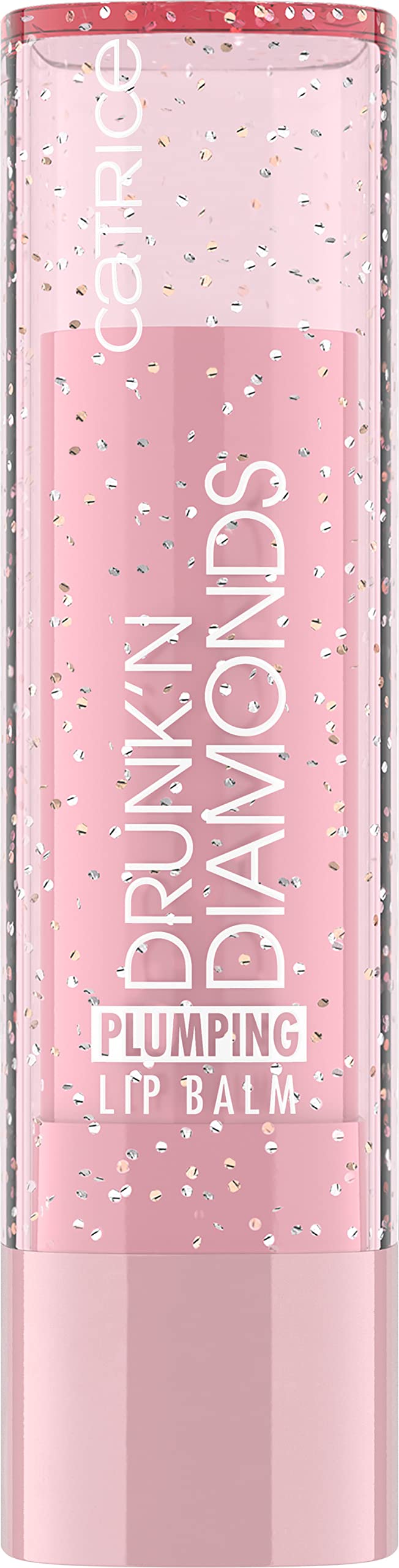 Catrice Drunk'n Diamonds Plumping Lip Balm, Lipstick, No. 020 Rated R-aw, Nude, Nourishing, Enlargeing, Glittery, Radiant, Shiny, Vegan, Paraben Free (3.5 g)