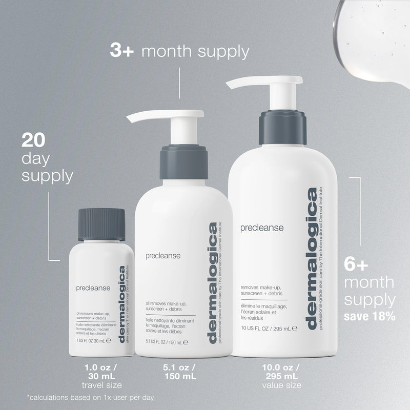 Dermalogica Precleanse - Deep-cleansing Oil, Makeup Remover, Face Wash, Cleans Up Impurities, Excess Sebum, Removes Oils Without Clogging Pores, All Skin Types