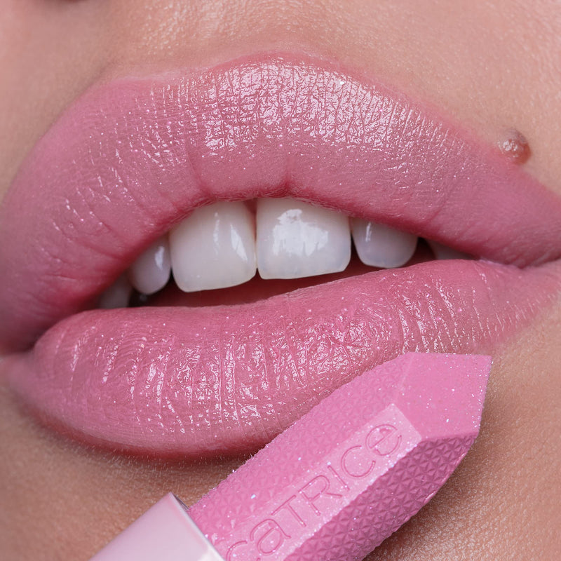 Catrice Drunk'n Diamonds Plumping Lip Balm, Lipstick, No. 020 Rated R-aw, Nude, Nourishing, Enlargeing, Glittery, Radiant, Shiny, Vegan, Paraben Free (3.5 g)