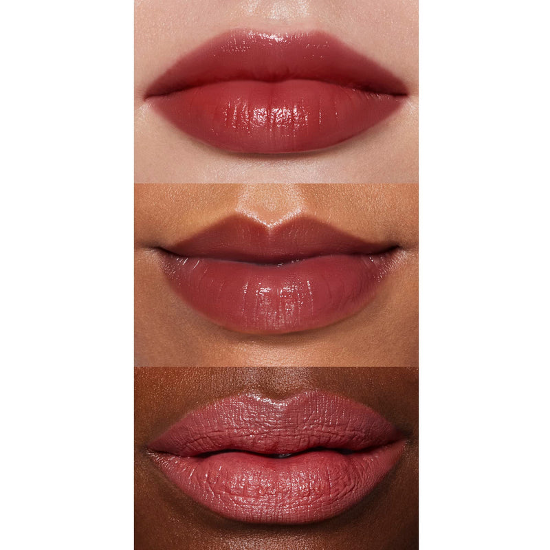 e.l.f. O Face Satin Lipstick, Richly Pigmented, Nourishing & Long-Lasting Creamy Lipstick, Infused With Jojoba, Vegan & Cruelty-Free, Smolder