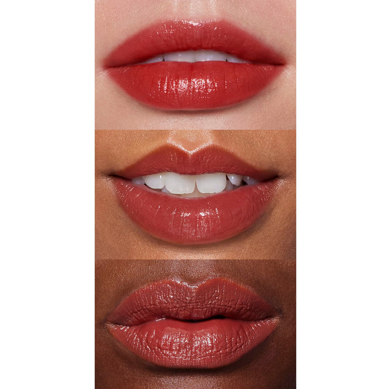 e.l.f. O Face Satin Lipstick, Richly Pigmented, Nourishing & Long-Lasting Creamy Lipstick, Infused With Jojoba, Vegan & Cruelty-Free, Smolder